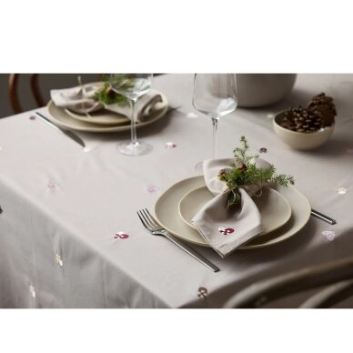 Södahl Christmas hearts napkins, 40 x 40 cm, 4 pcs., dark red 1