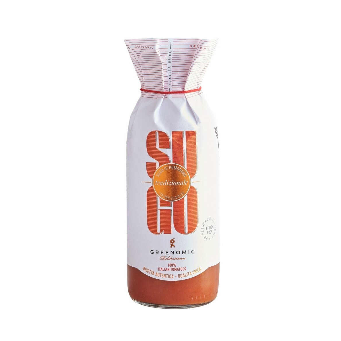 Sugo pomidorų padažas su alyvuogėmis ir kaparėliais 500g