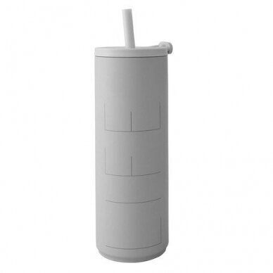 Termo gertuvė su šiaudeliu 500ml Termo gertuvė su šiaudeliu 500ml