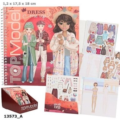 Top Model "Dress Me" sticker book "Cosy 2025"