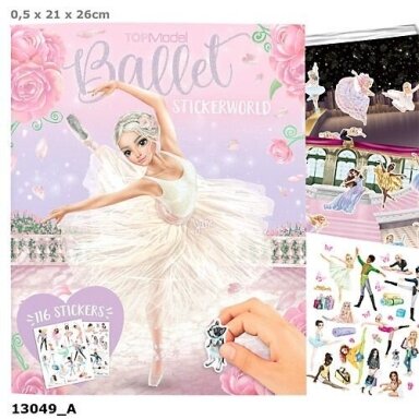 Top Model lipdukų pasaulis "Baletas"