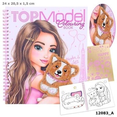 TOPModel spalvinimo knygelė ,,Corgi''