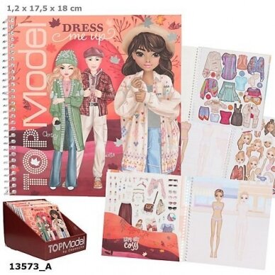 Top Model "Aprenk mane" lipdukų knyga "Cosy 2025" Top Model "Aprenk mane" lipdukų knyga "Cosy 2025"