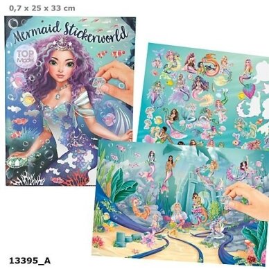 Top Model lipdukų knyga "Mermaid 2025" Top Model lipdukų knyga "Mermaid 2025"