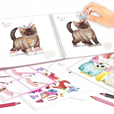 TOPModel ''Katinėlių'' spalvinimo knygelę 3 TOPModel ''Katinėlių'' spalvinimo knygelę 3