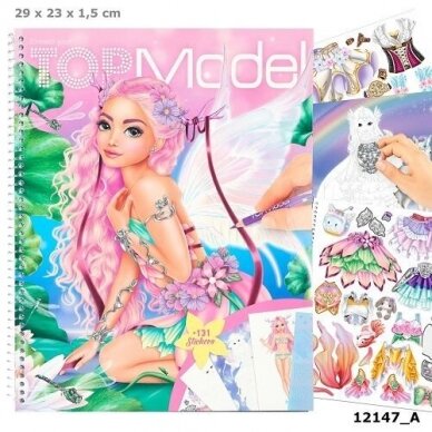 TOPModel spalvinimo knyga ,,Fantastinio modelio'' TOPModel spalvinimo knyga ,,Fantastinio modelio''
