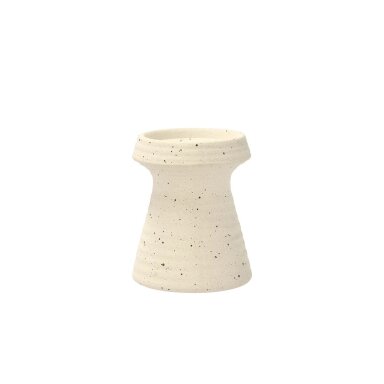 Villa Collection blokinė žvakidė, Elv, 10 x 11,5 cm, balkšva, akmens masės