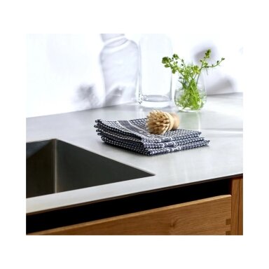 Pillivuyt kitchen cloths 32 x 32 cm 3 pcs blue/white