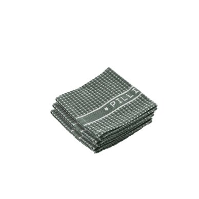 Virtuvinės šluostės Pillivuyt 32 x 32 cm 3 vnt. žalios/baltos