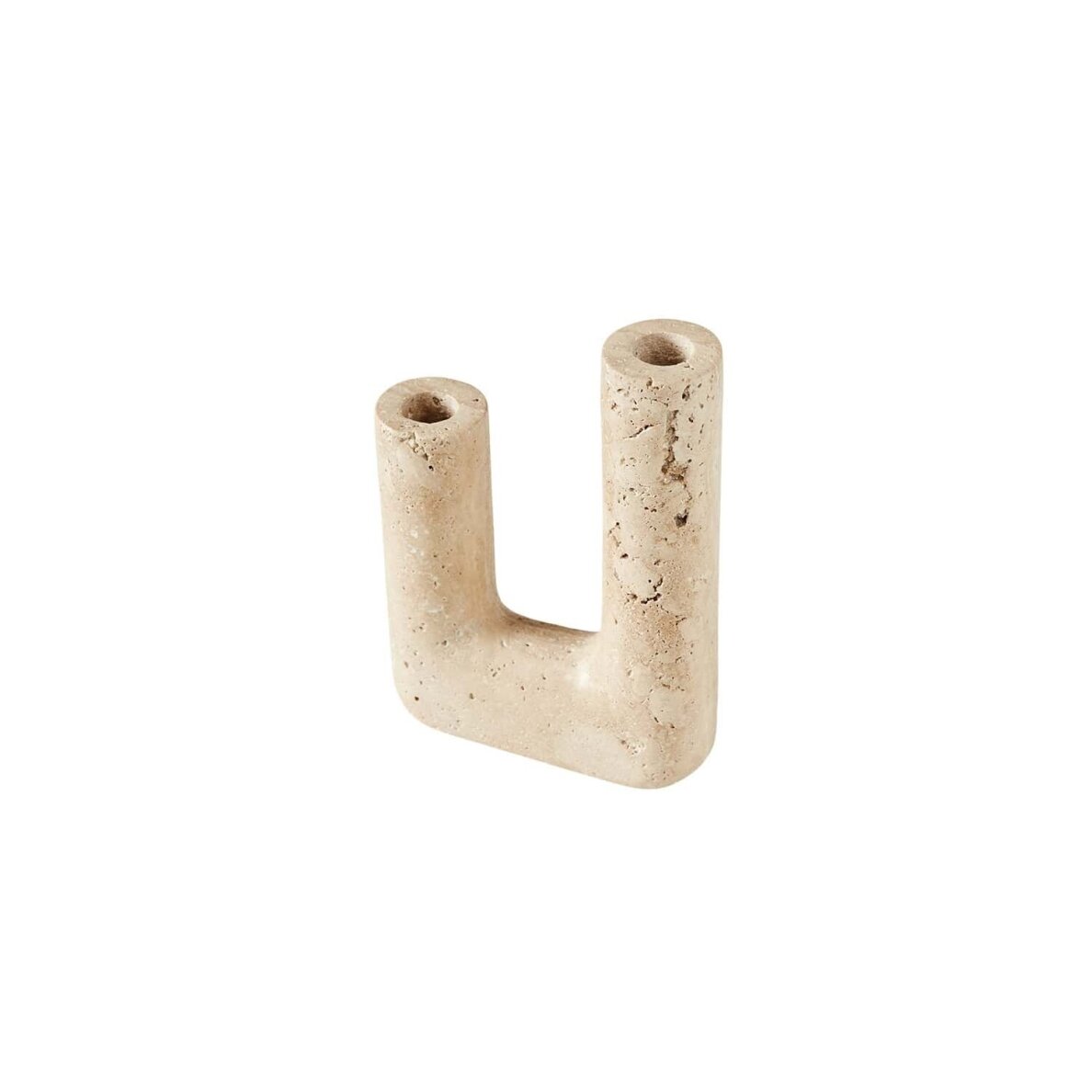 Žvakidė Minerva, travertinas (uoliena), 14,5x20 cm, creme Žvakidė Minerva, travertinas (uoliena), 14,5x20 cm, creme
