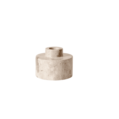 Žvakidė Vita M, marmuras, 7,5 x 7,5 x 6 cm, Seashell