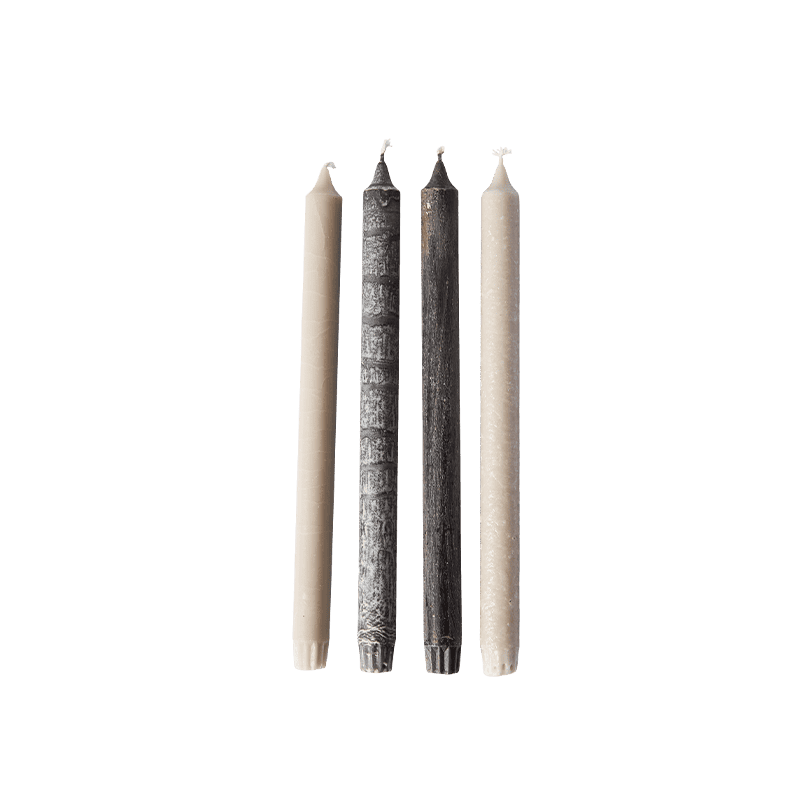 Žvakės Yoro - Nordic glow S, 4 vnt., stearinas, 2,2 x 30 cm Žvakės Yoro - Nordic glow S, 4 vnt., stearinas, 2,2 x 30 cm